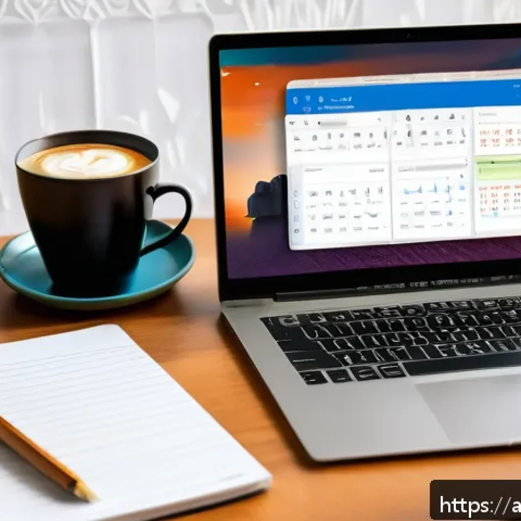 통역사에게 추천하는 생산성 도구 - A professional Arabic translator's modern workspace featuring a sleek laptop displaying a Trello boa...